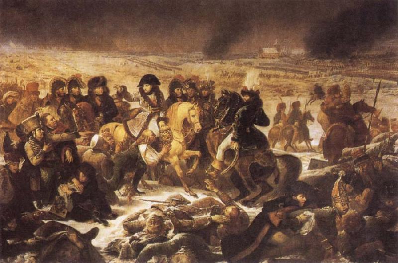 Baron Antoine-Jean Gros Napoleo on the Battlefield at Eylau Germany oil painting art